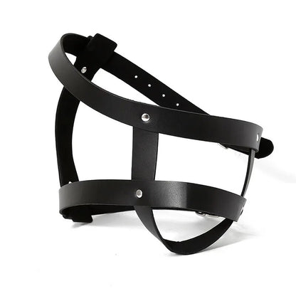 Sniff Shoes Face Harness - BDSM Mask