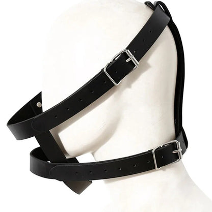 Sniff Shoes Face Harness - BDSM Mask